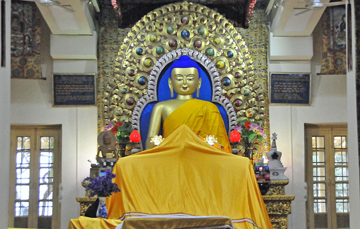 Buddha at Dalai Lama Temple-Dharamshala